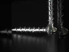 Πυροσβεστική βίδες για παράθυρα από PVC, με 4 μικροσκοπικά πλευρά.