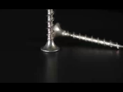 Α2 Γρήγορη συναρμολόγηση βίδες από ανοξείδωτο χάλυβα / κεφαλή τρομπέτας βίδες από χοντρό νήμα